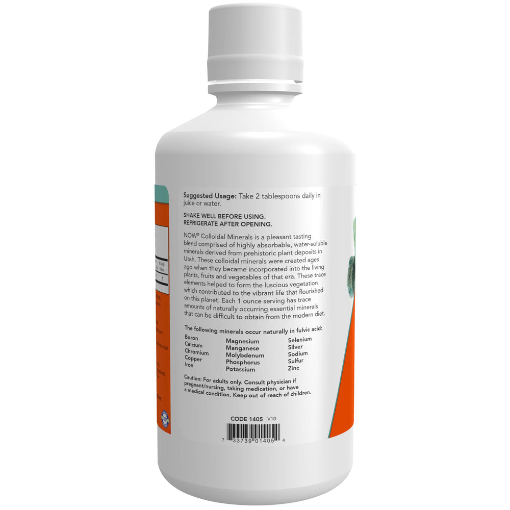 NOW Foods botella junto a una regla para comparar la escala y capacidad