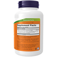 NOW Foods cápsulas vegetales en primer plano que facilitan la ingesta cotidiana