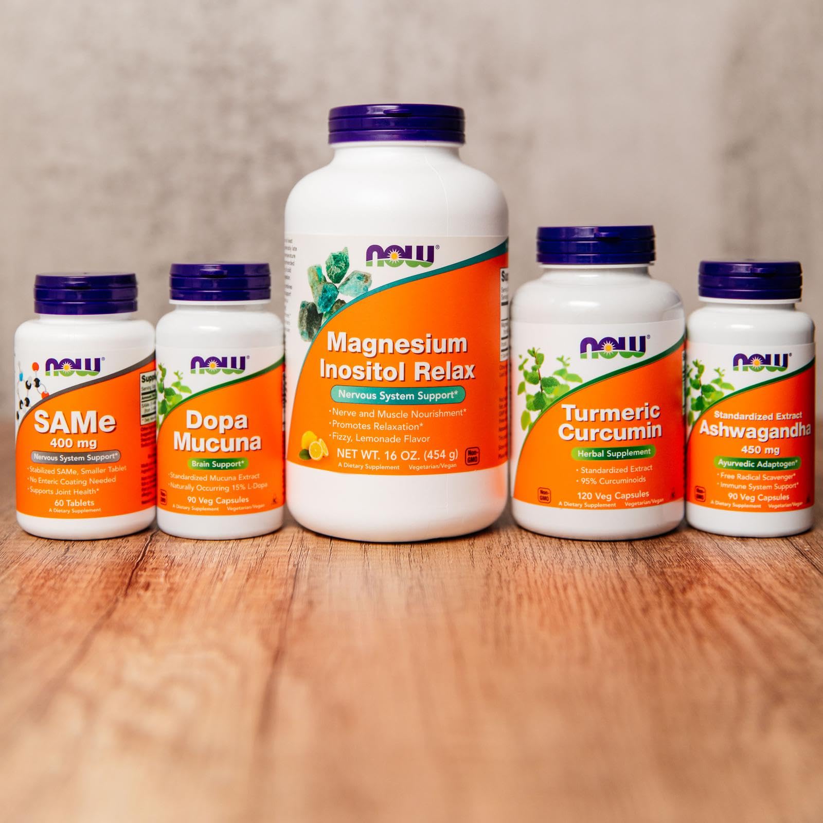 NOW Foods etiqueta nutricional enfocada detallando ingredientes y dosificación
