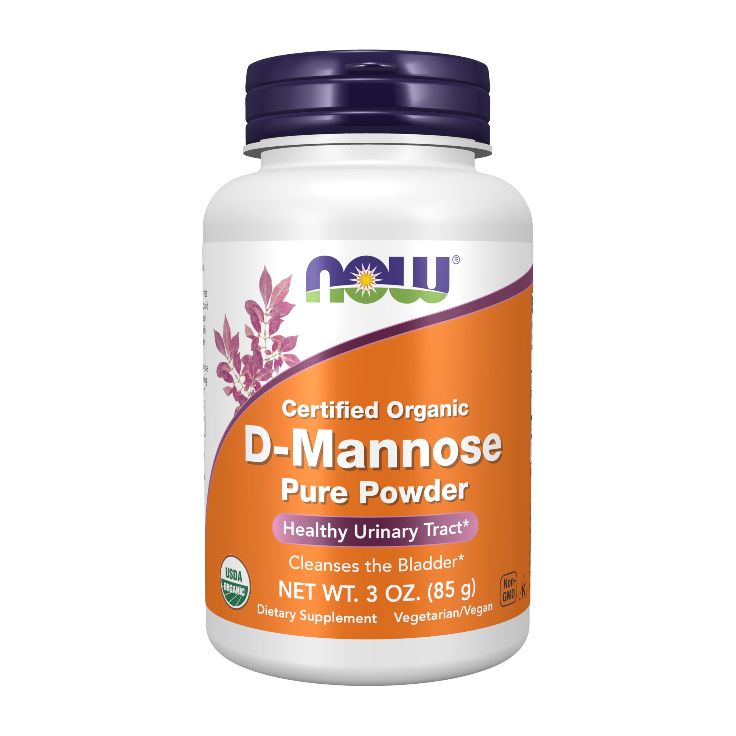 NOW Foods envase frontal mostrando marca y beneficio urinario