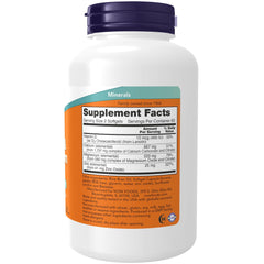 NOW Foods primer plano de softgel mostrando textura y absorción mejorada