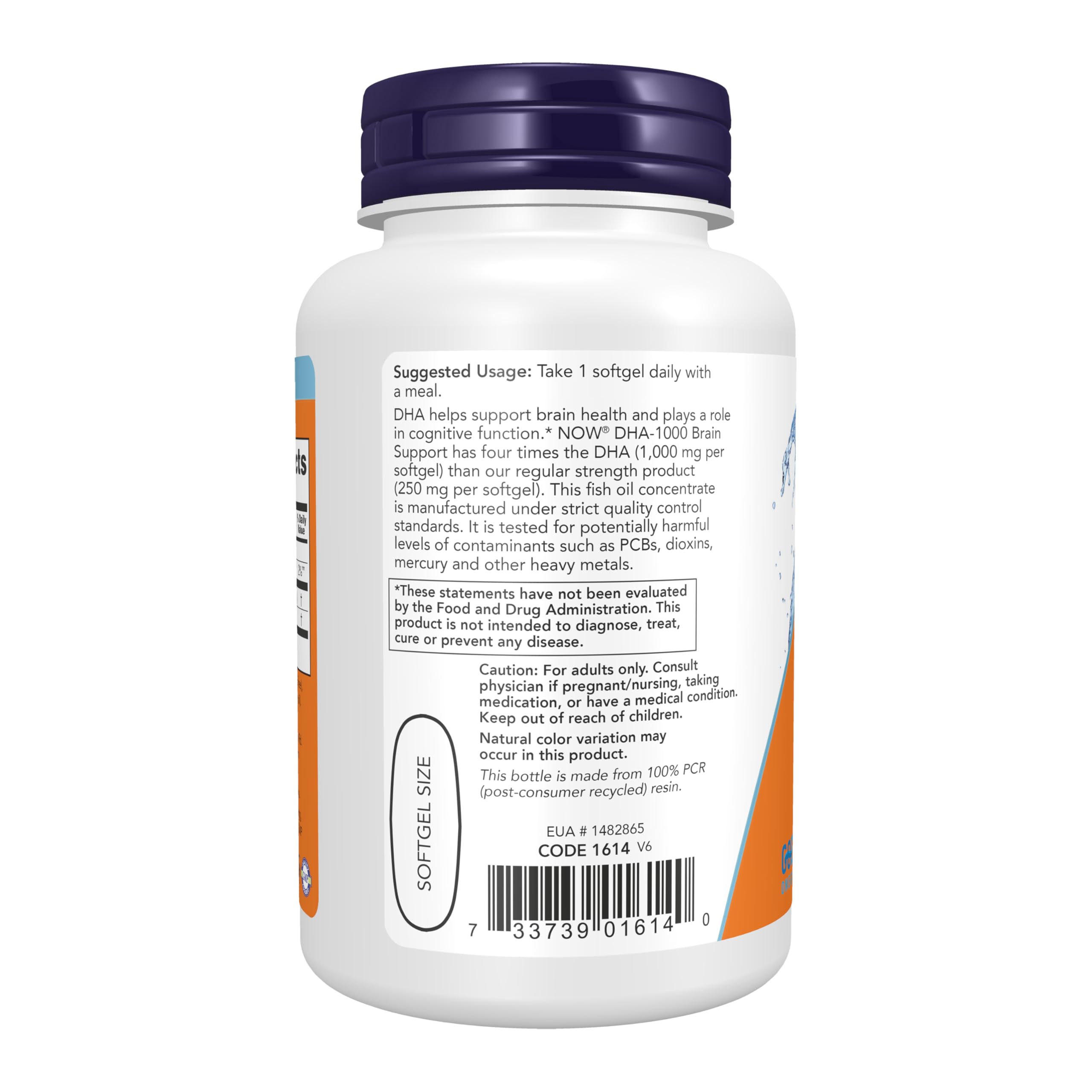 NOW Foods cápsula partida mostrando aceite interno, fácil absorción