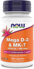 NOW Foods envase frontal mostrando marca y beneficios clave