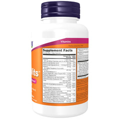 NOW Foods etiqueta detalle con lista de nutrientes legible y confianza