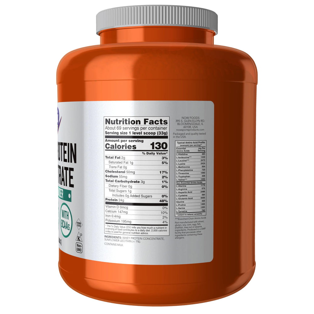NOW Foods etiqueta nutricional con información y trazabilidad visible