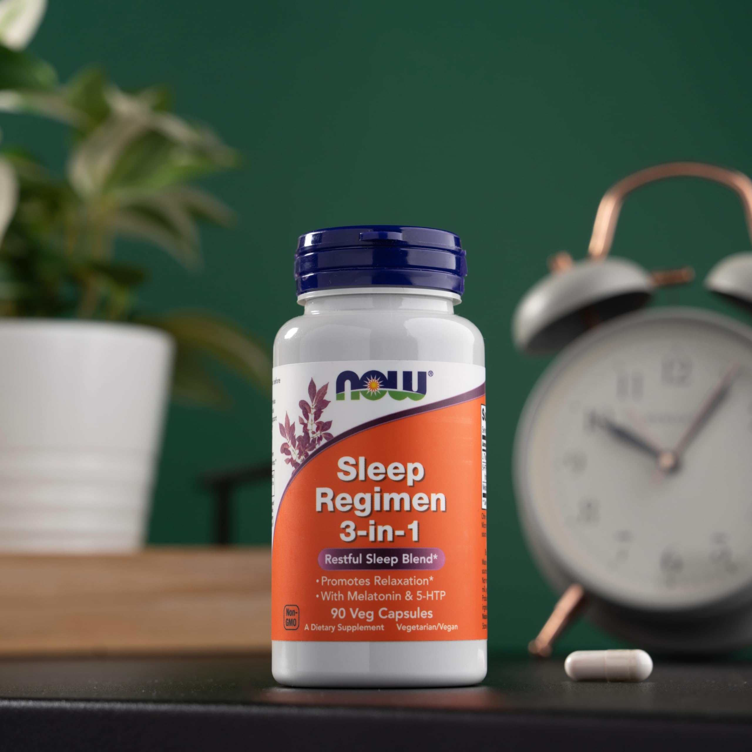NOW Foods etiqueta nutricional y sellos GMP, vegano y sin gluten para seguridad