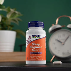 NOW Foods etiqueta nutricional y sellos GMP, vegano y sin gluten para seguridad