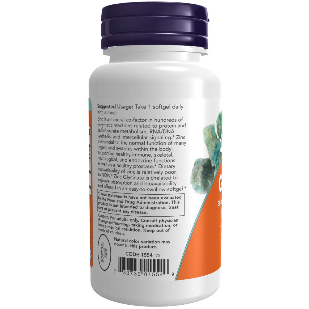 Etiqueta nutricional de NOW Foods con información clara y ingredientes