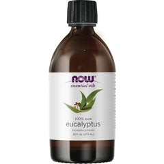 Now Foods botella frontal de 473 ml mostrando etiqueta clara y beneficio aromaterapia