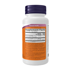 NOW Foods detalle de cápsula vegetal abierta mostrando contenido fino y pureza