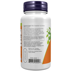 NOW Foods ginseng americano polvo de raíz en detalle, evidencia de ingredientes naturales