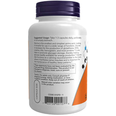 NOW Foods etiqueta con certificaciones y lista de ingredientes clara