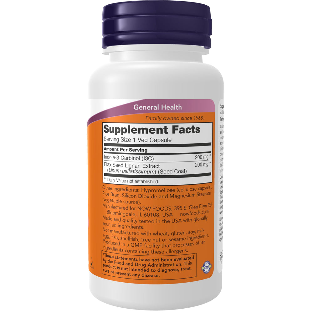 NOW Foods cápsula vegetal abierta con relleno visible y pureza