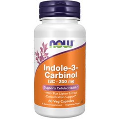 NOW Foods envase frontal mostrando 60 cápsulas veganas y beneficios