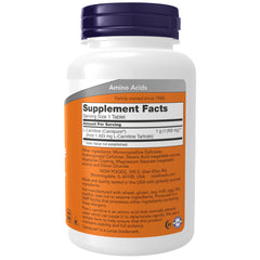 NOW Foods primer plano de tabletas mostrando textura y pureza