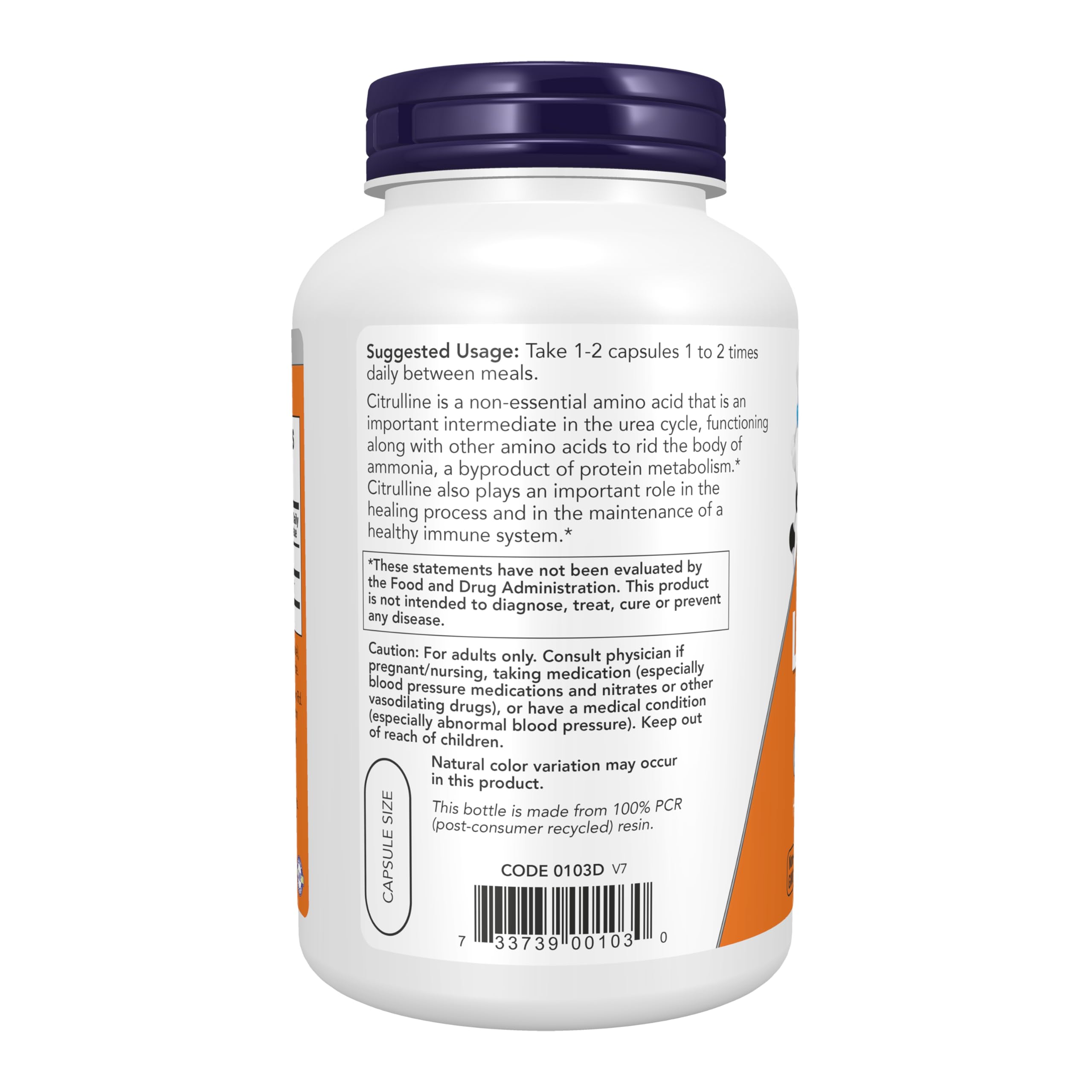 Now Foods etiqueta legible con ingredientes y certificaciones, confianza en calidad