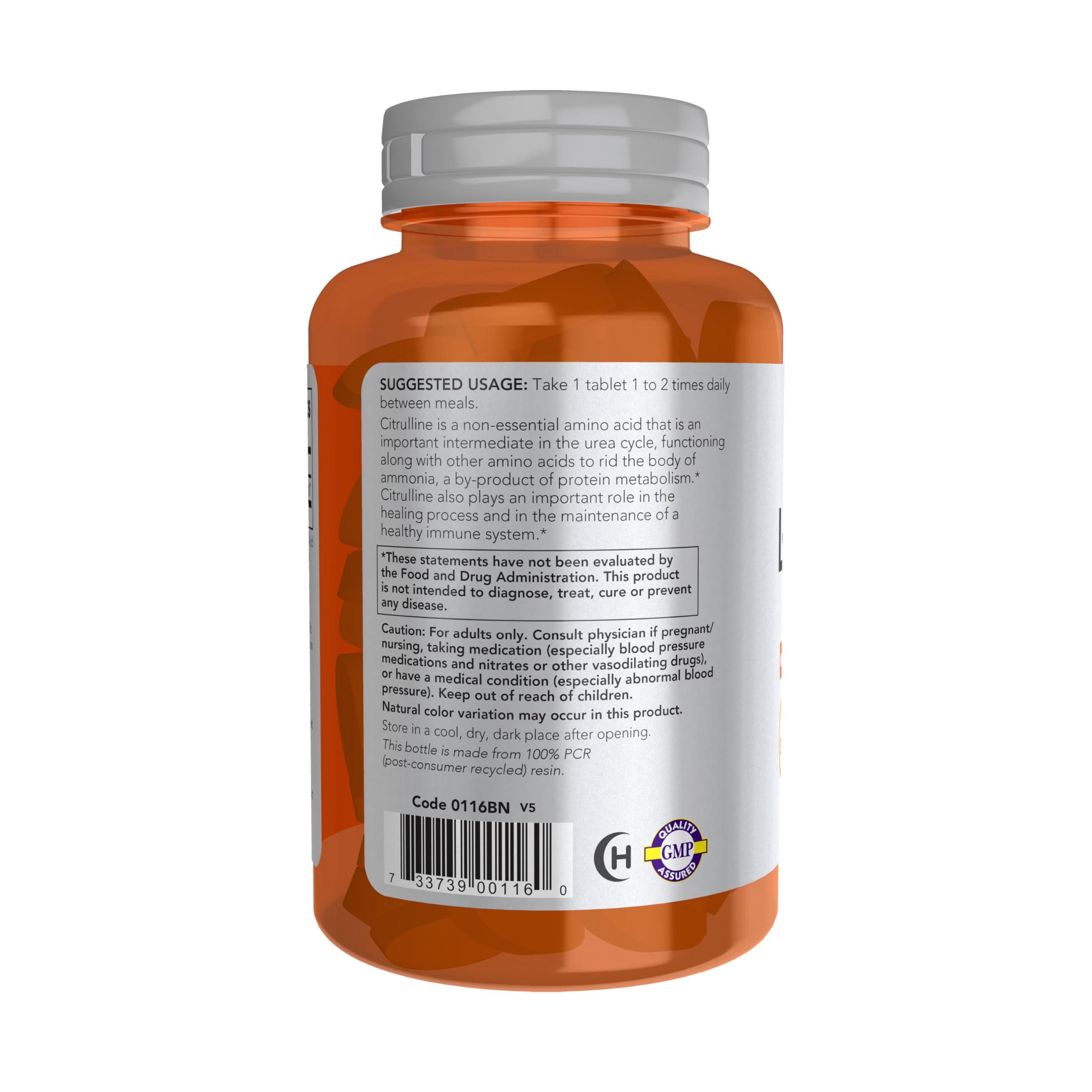 NOW Foods etiqueta con ingredientes y beneficio transparencia informativa