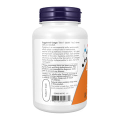 NOW Foods etiqueta nutricional legible con información de ingredientes