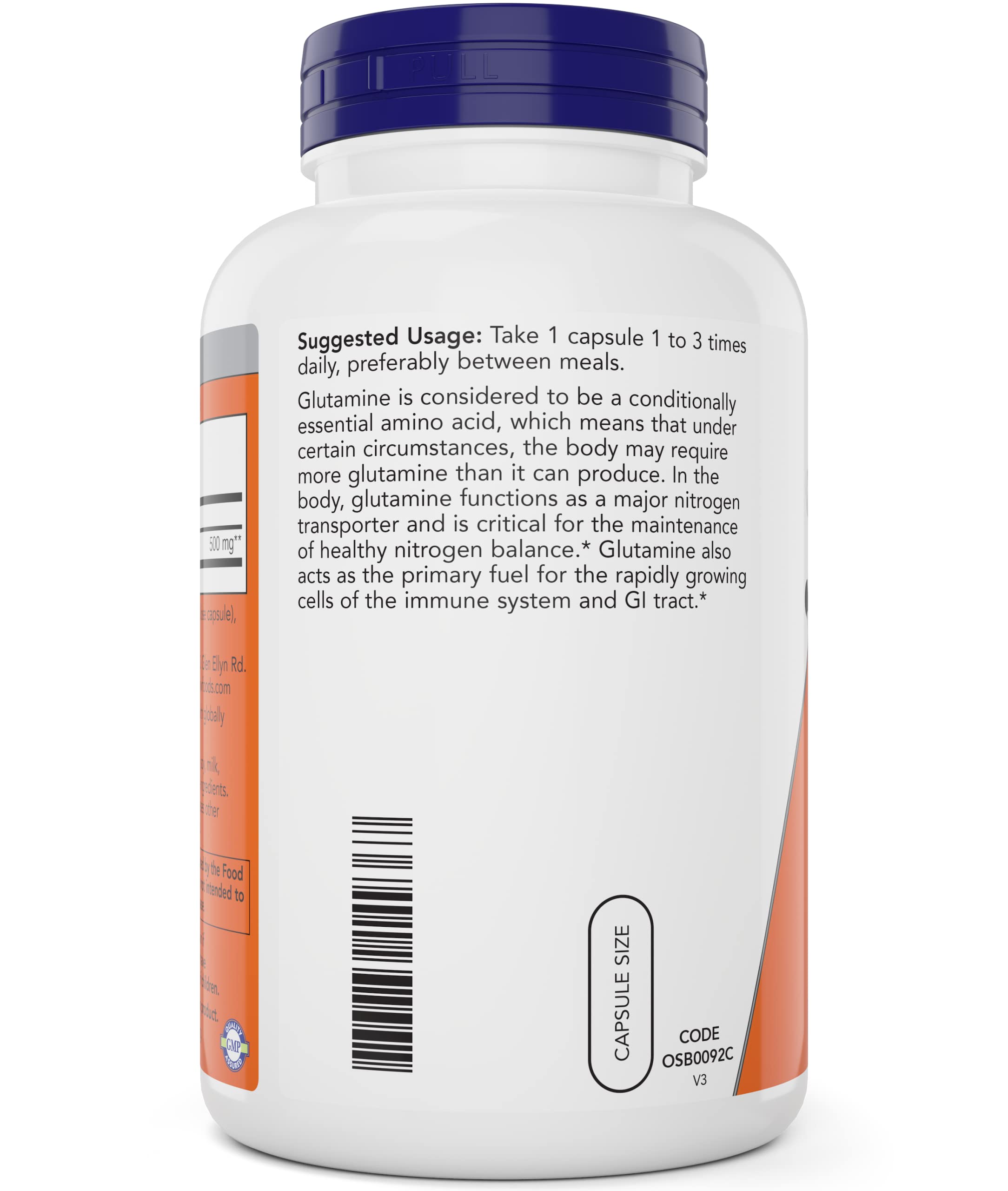 NOW Foods etiqueta con certificaciones Non-GMO y vegano