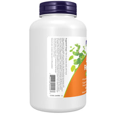 NOW Foods etiqueta nutricional destacando ingredientes y certificaciones GMP