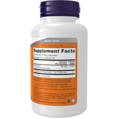 Now Foods primer plano de cápsula para apreciar textura y color