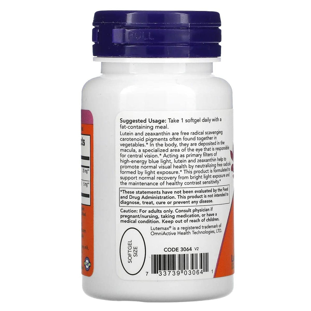 NOW Foods primer plano de softgel mostrando textura y fácil de tragar para mejor absorción
