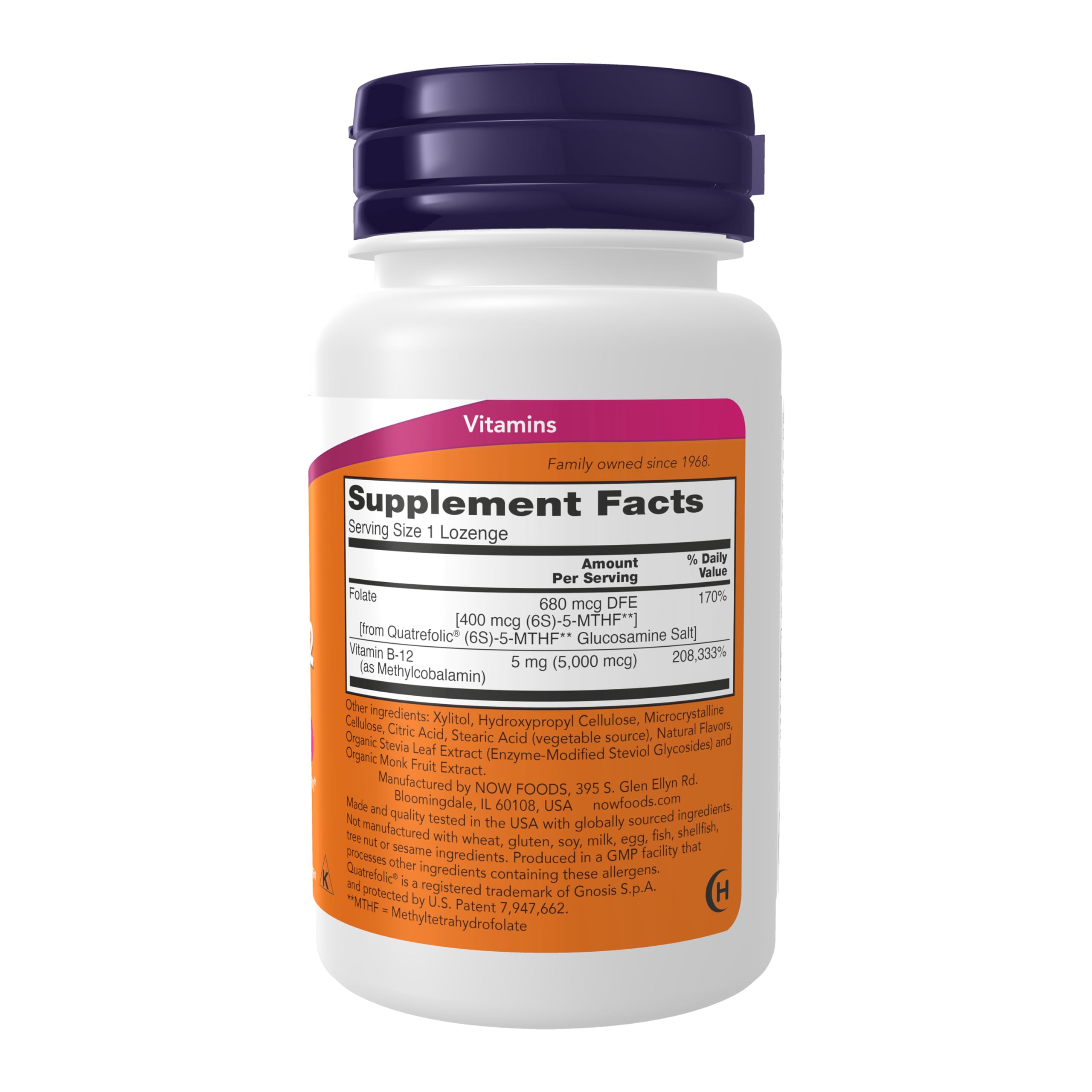 NOW Foods detalle de trozos masticables para visualizar forma y fácil consumo