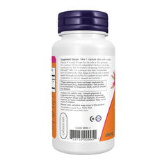 Now Foods etiqueta MenaQ7® MK‑7 con información de ingredientes y dosis