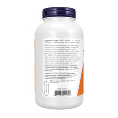 NOW Foods detalle de textura de tabletas mostrando calidad y pureza