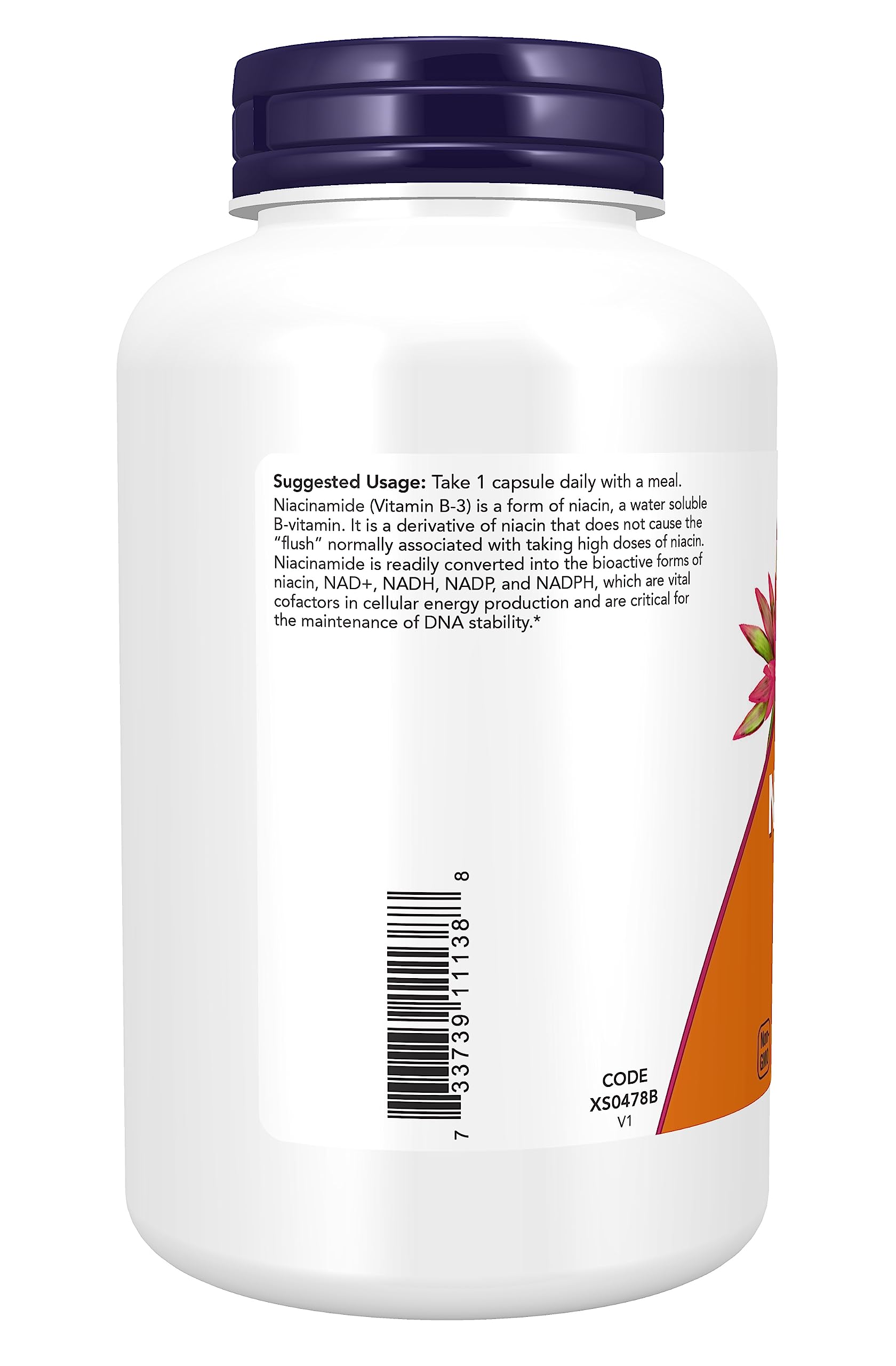 NOW Foods etiqueta nutricional y certificaciones visibles para confianza