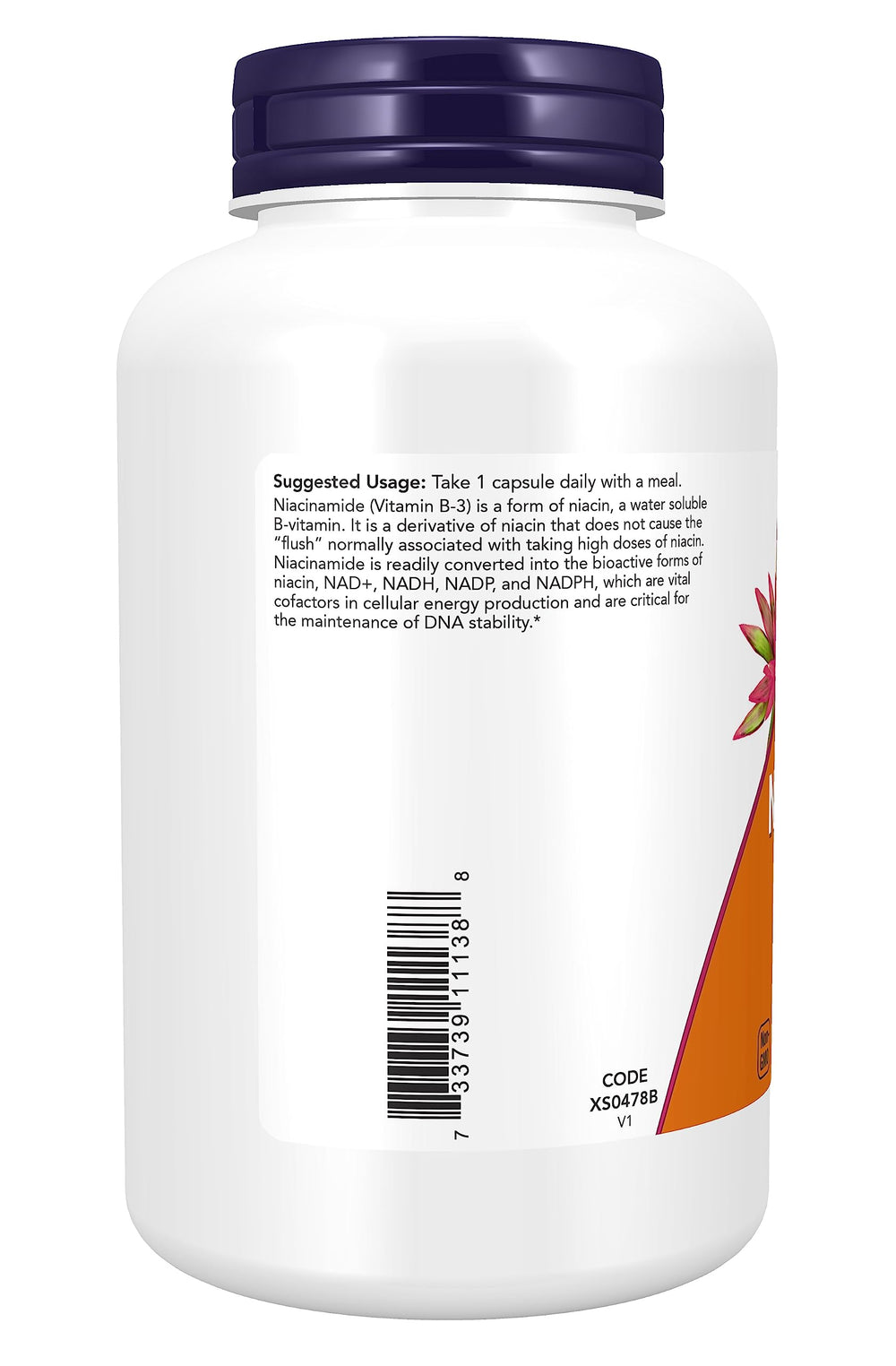 NOW Foods etiqueta nutricional y certificaciones visibles para confianza