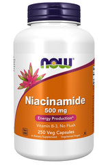 NOW Foods envase frontal mostrando 250 cápsulas y etiqueta clara