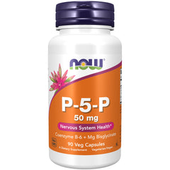 NOW Foods botella frontal mostrando 90 cápsulas y beneficio de dos nutrientes