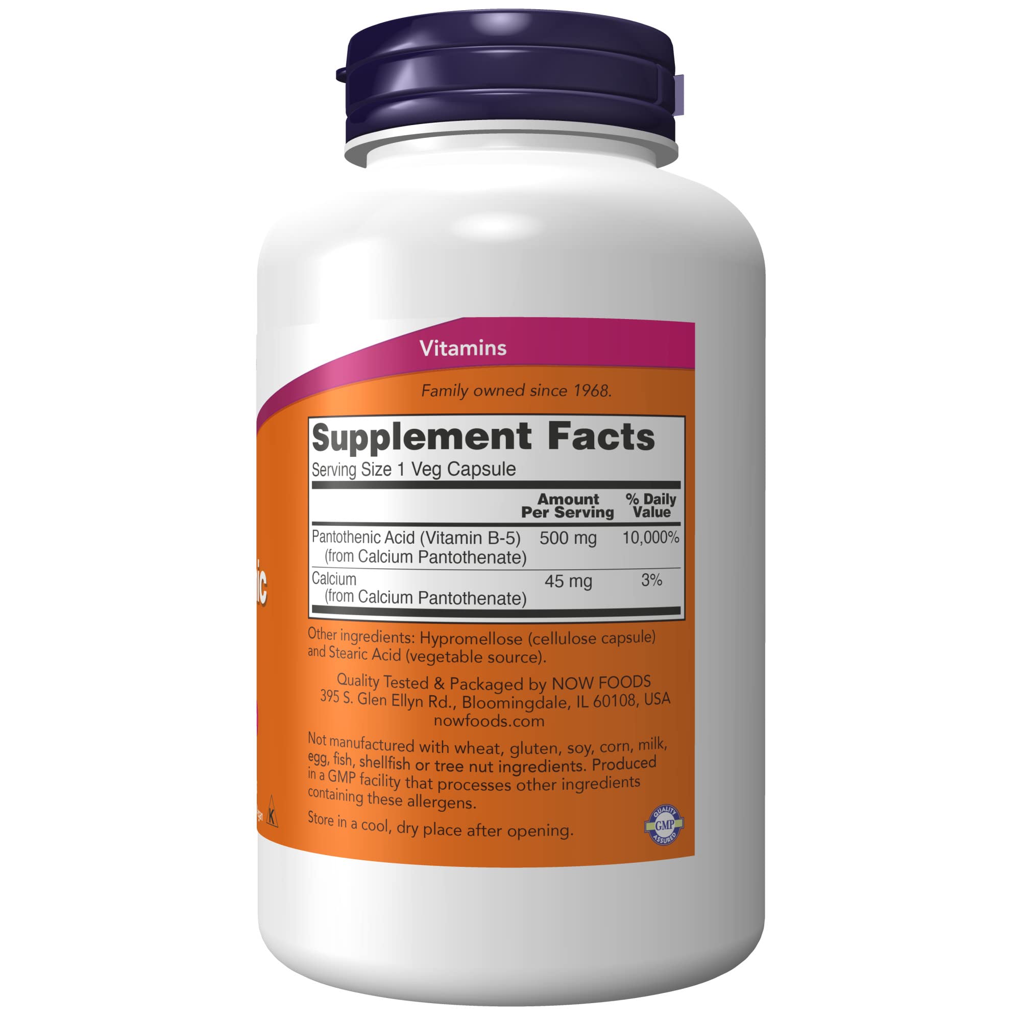 now foods primer plano de una cápsula para apreciar textura y dosificación clara