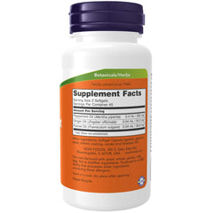 NOW Foods cápsula blanda entérica en primer plano para fácil ingestión