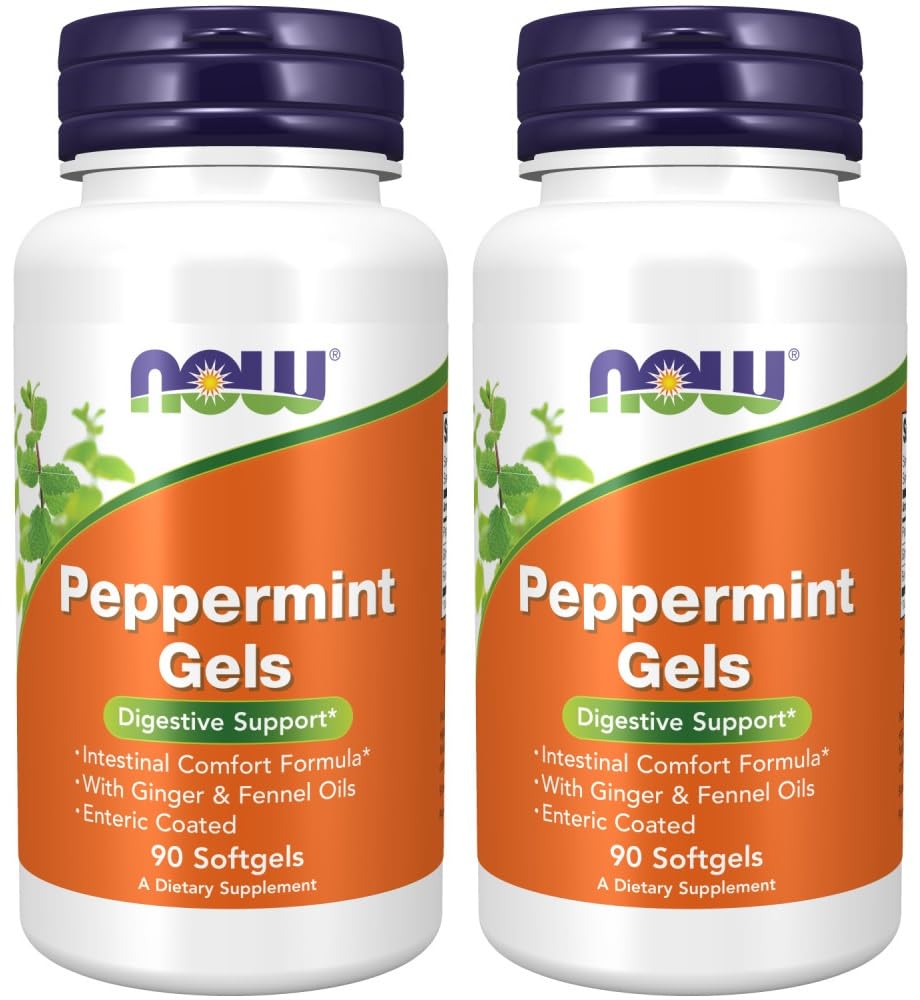NOW Foods envase frontal mostrando 90 cápsulas y beneficios