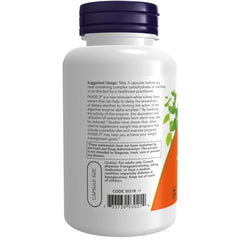 Now Foods etiqueta Phase 2 mostrando ingredientes y certificaciones