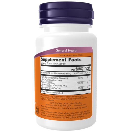 NOW Foods cápsula vegetal abierta mostrando contenido y pureza
