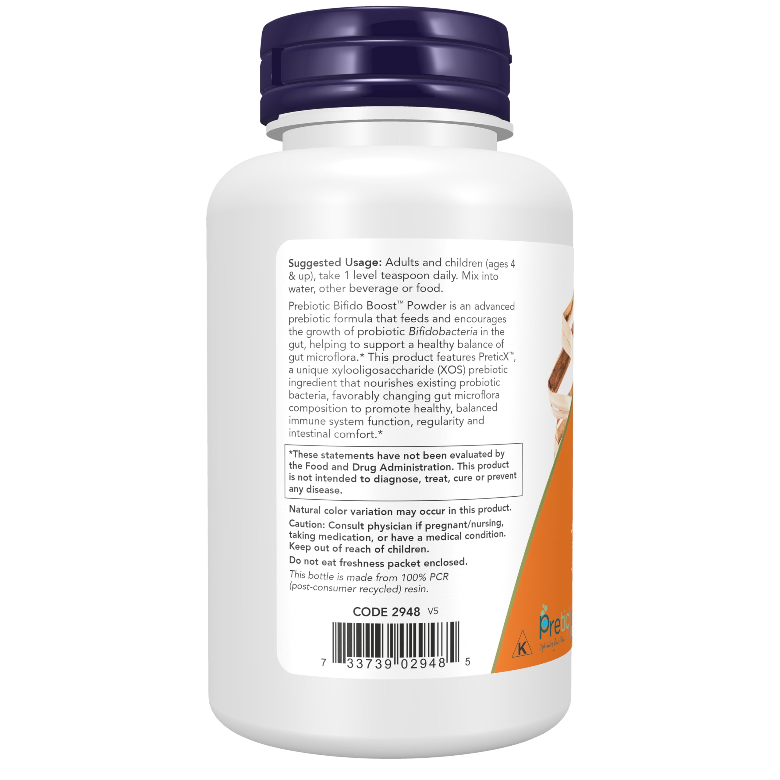 Vaso con batido mezclado con NOW Foods Bifido Boost, apoyo digestivo práctico