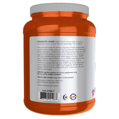 NOW Foods batido preparado con proteína de guisante, recuperación rápida tras ejercicio
