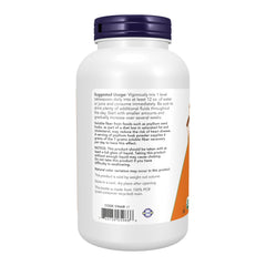 NOW Foods vaso con psyllium en agua listo para consumo y soporte de regularidad