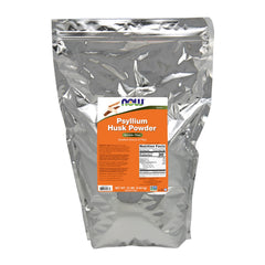NOW Foods envase frontal de psyllium, presentación grande y clara