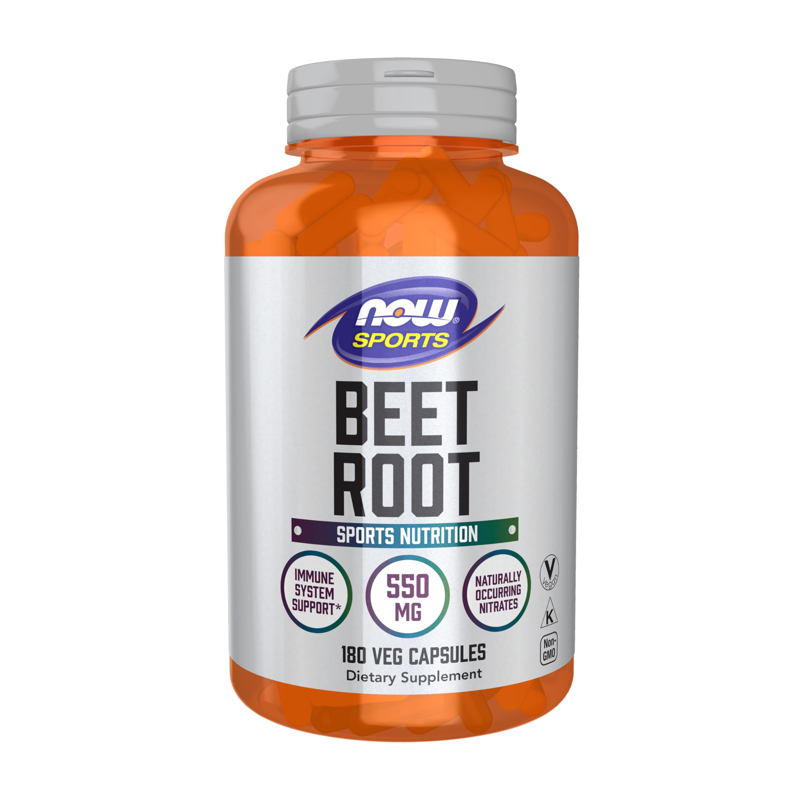 NOW Foods envase frontal mostrando la etiqueta y beneficios visibles
