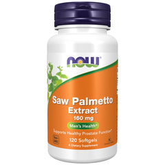 NOW Foods envase frontal mostrando 120 softgels y beneficios de calidad