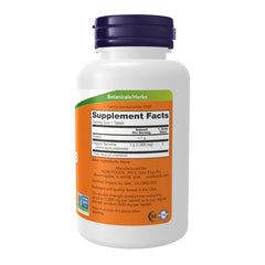 NOW Foods primer plano de tableta mostrando textura compacta y calidad