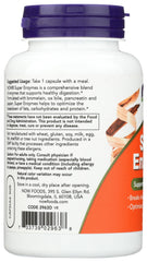 Now Foods etiqueta con información nutricional clara y completa