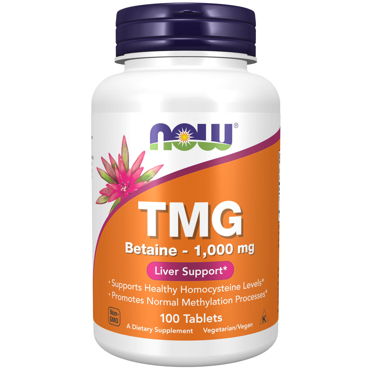 NOW Foods envase frontal mostrando etiqueta clara y beneficios