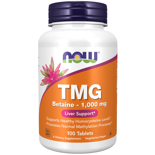 NOW Foods envase frontal mostrando etiqueta clara y beneficios