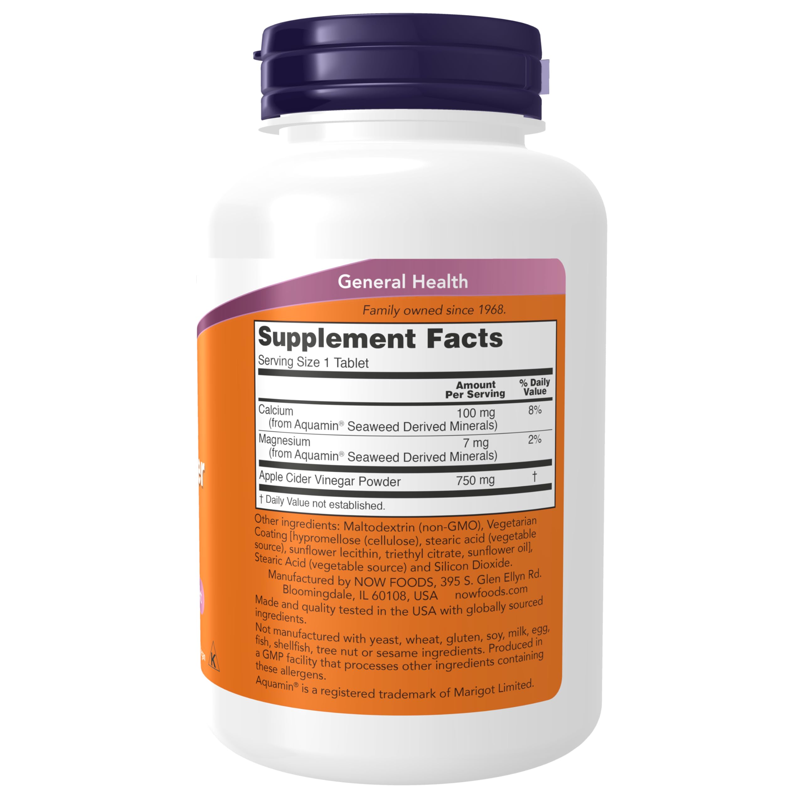 NOW Foods tabletas esparcidas mostrando cantidad y forma conveniente
