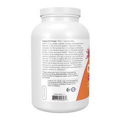 Now Foods textura del polvo de vitamina C evidencia calidad